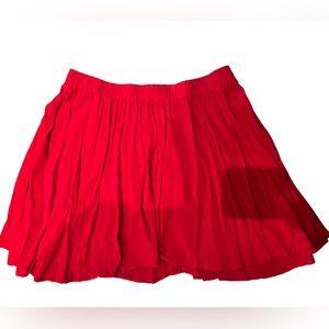 Forever 21 red skater skirt